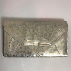 3/$20 Animal Print Clutch Shiny